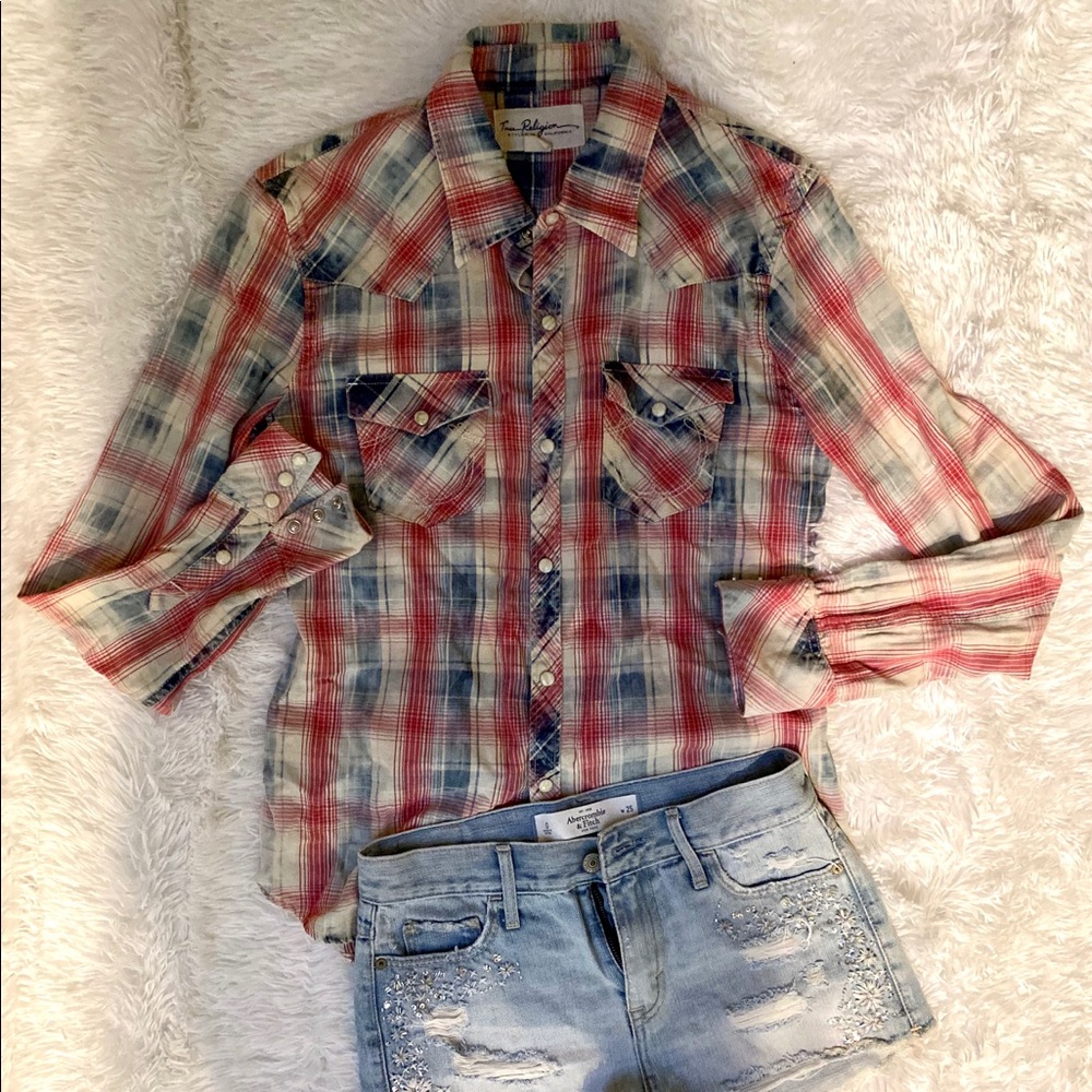 True Religion Button Up